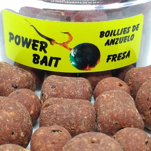 [15517] POWER BAITS BOILIES DE ANZUELO   FRESA