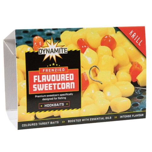DYNAMITE BAITS FRENZIED FLAVOURED SWEETCORN 250 G   KRILL