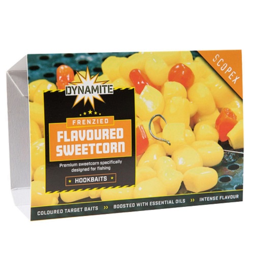 DYNAMITE BAITS FRENZIED FLAVOURED SWEETCORN 250 G   SCOPEX