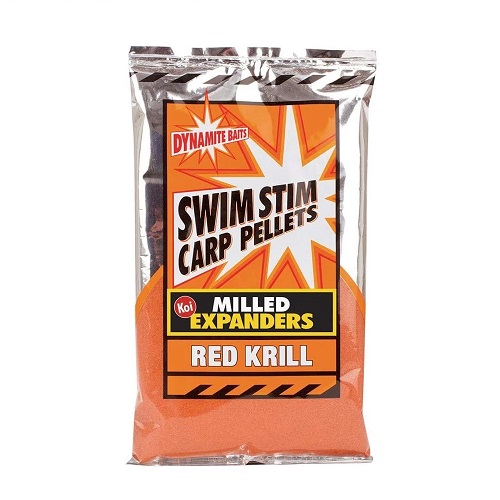 DYNAMITE BAITS SWIM STIM KOI MILLED EXPANDERS   Red Krill