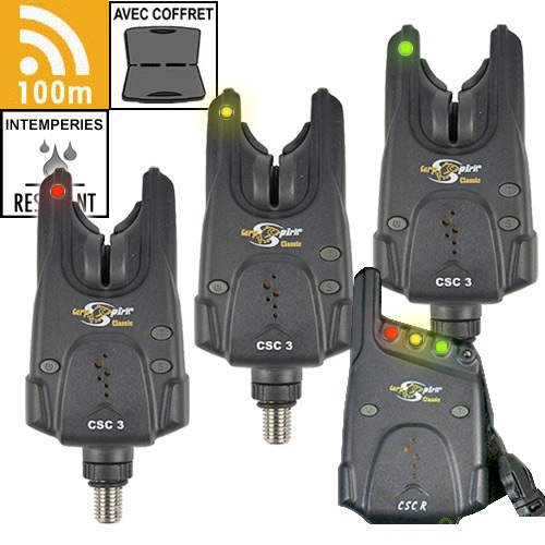 [ACC490022] CARP SPIRIT COFRE 3 ALARMAS + RECEPTOR