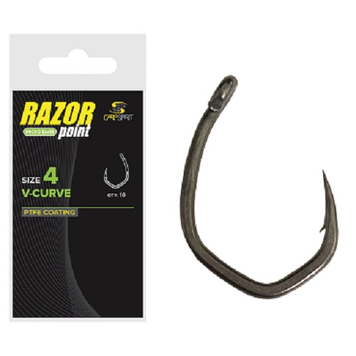 CARP SPIRIT V CURVE   MICRO BARB  SIZE 4