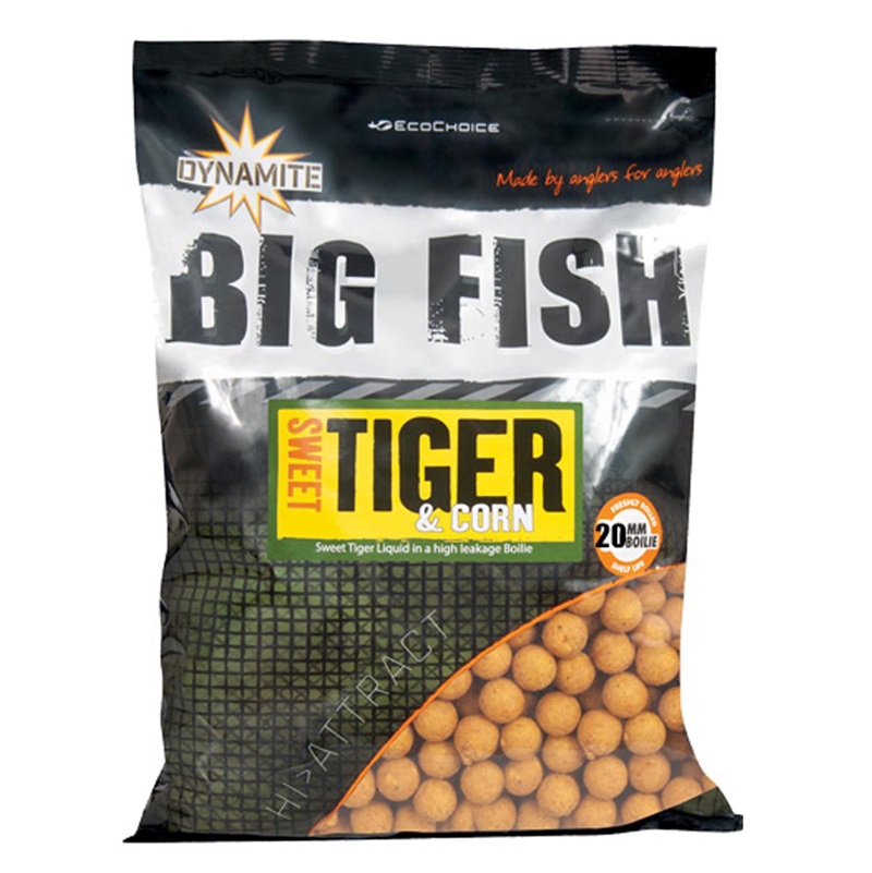[DY1522] DYNAMITE BAITS BOILIES BIG FISH SWEEET TIGER & CORN 20 MM ADY041522