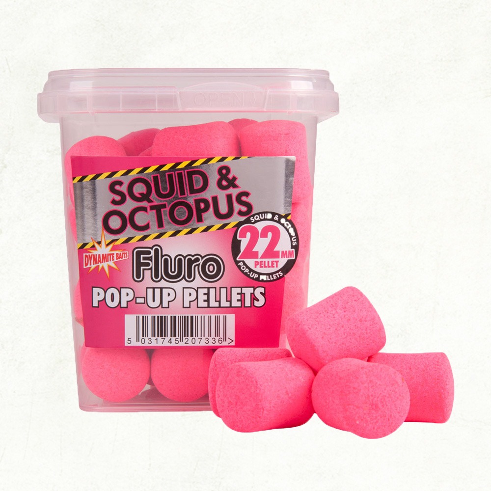 DYNAMITE BAITS FLURO PELLETS SQUID & OCTOPUS 22MM ADY040872
