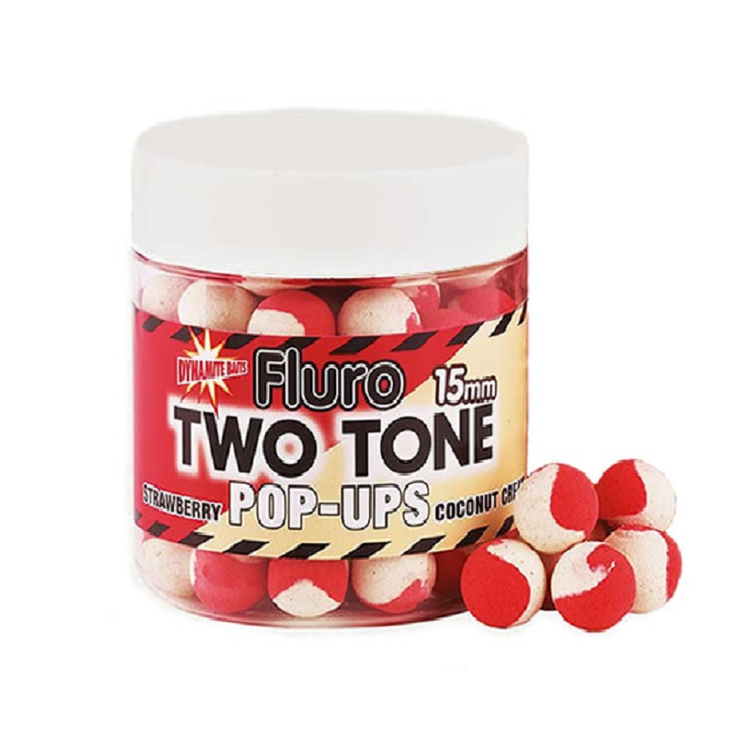 [DY604] DYNAMITE BAITS COCONUT & STRAWBERRY FLURO POP UPS 15MM DY593