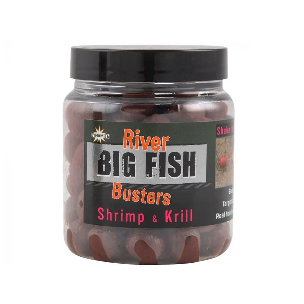 [DY1387] DYNAMITE BAITS BIG FISH RIVER HOOKBAITS SHRIMP & KRILL 14MM DY1387