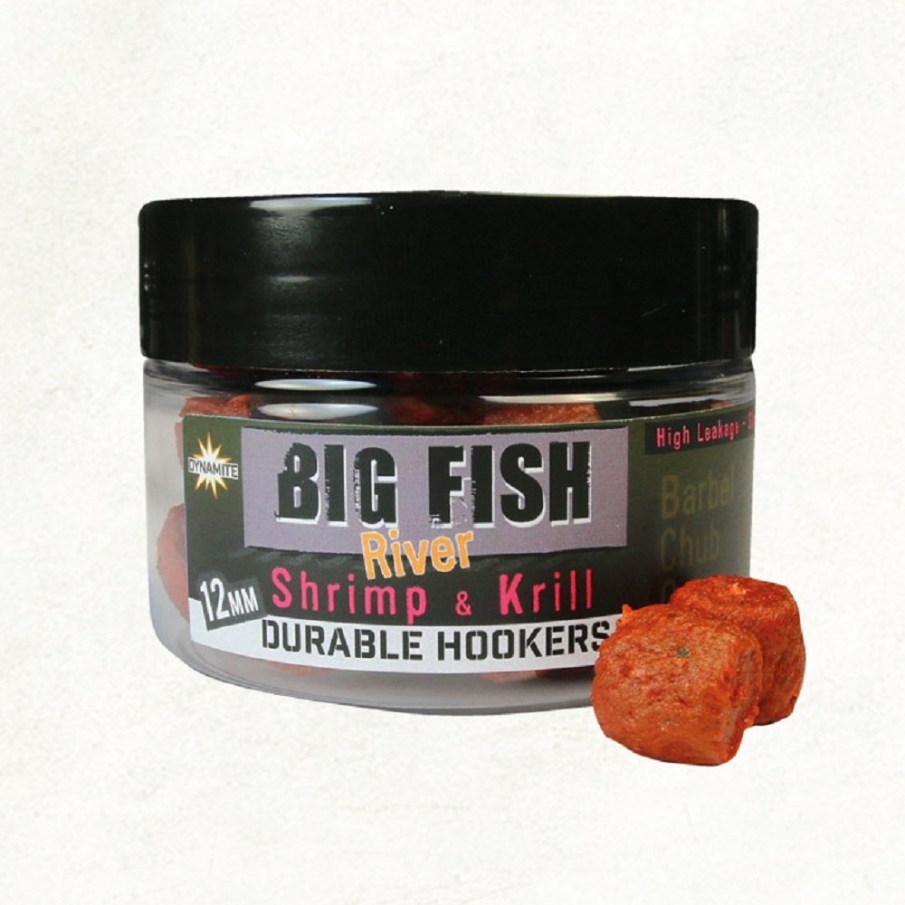 DYNAMITE BAITS DURABLE HOOKBAITS BIG FISH RIVER SHRIPM & KRILL 12MM DY1360