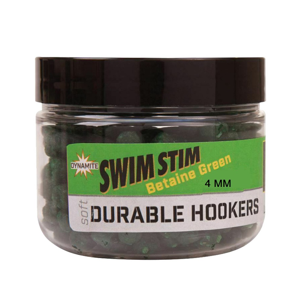 DYNAMITE BAITS DURABLE HOOK PELLETS SWIM STIM BETAINE GREEN 4MM DY1430