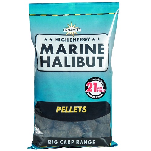 DYNAMITE BAITS PRE DRILLED PELLET MARINE HALIBUT 21MM 350G DY095