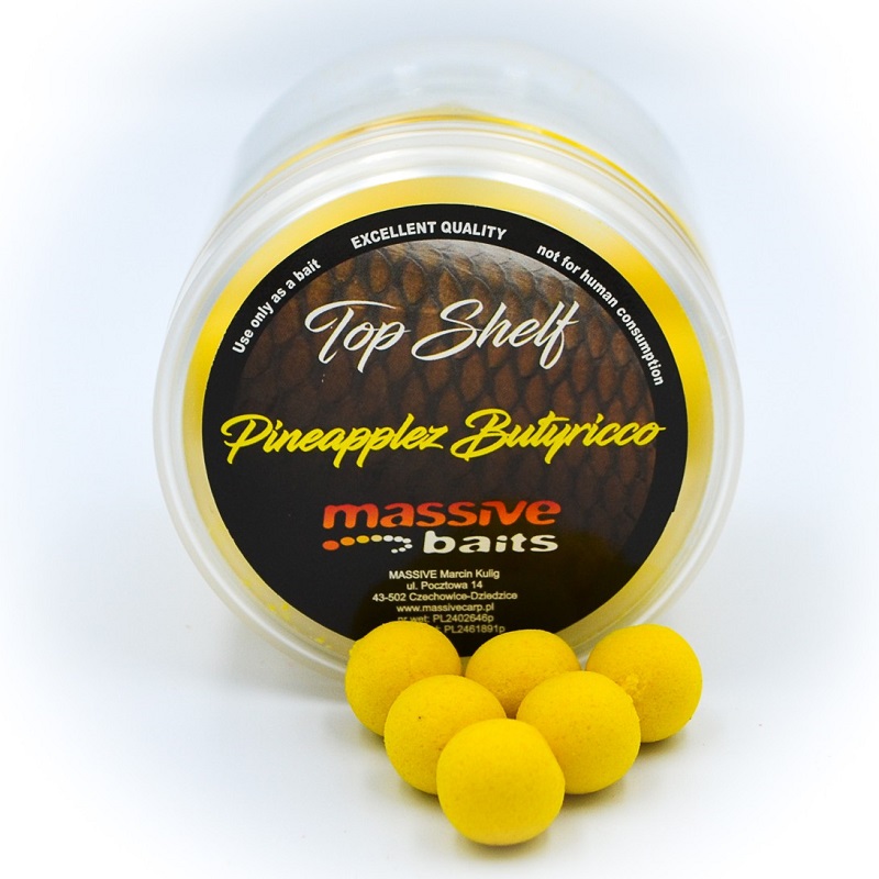 [PU003] MASSIVE BAITS POP UPS PINEAPPLEZ BUTYRICCO 14 MM PU003