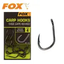 Fox Anzuelos Carp Hooks Wide Gape Beaked Micro Barbed Size 4