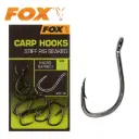 Fox Anzuelos Carp Hooks Stiff Rig Beaked Micro Barbed Size 4