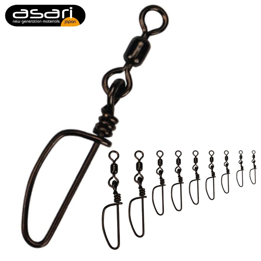 [OABCS] ASARI SMOOTH X ROTATION SS BLACK CRANE II SIZE 8 40 LBRS 19 KG OABCS