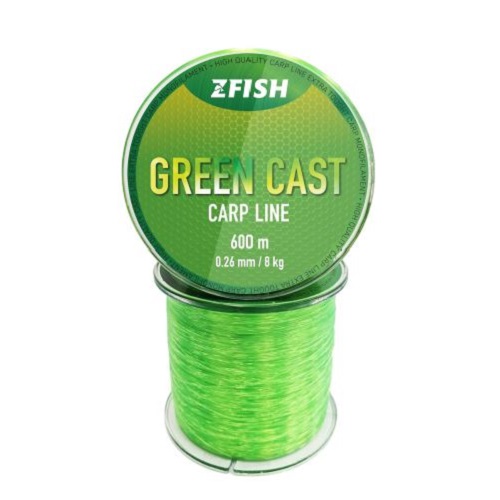 ZFISH GREEN CAST CARP LINE 0.34MM 14KG 600 M ZF-7432