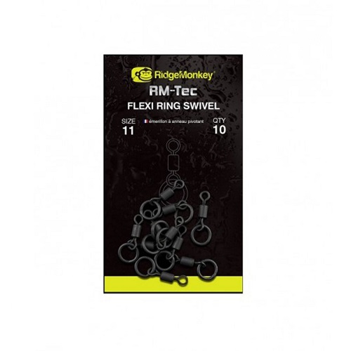 RIDGEMONKEY RM TEC FLEXI RING SWIVEL Nº 11 RMT089