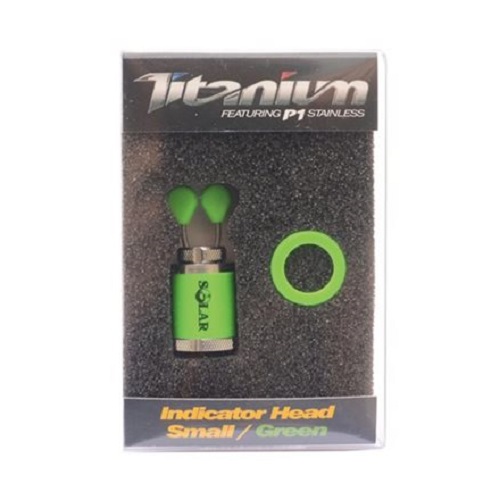 SOLAR TITANIUM INDICATOR HEAD SMALL GREEN