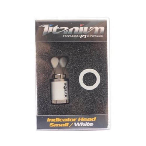 SOLAR TITANIUM INDICATOR HEAD LARGE WHITE