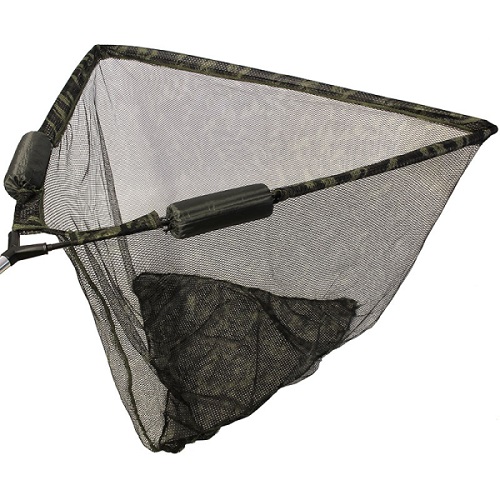 [FNH-NET-42FT-BBC-DNF-GRN] NGT 42FT SPECIMEN NET WITH DUAL NET FLOAT SYSTEM V METAL FNH NET 42FT BBC DNF GRN