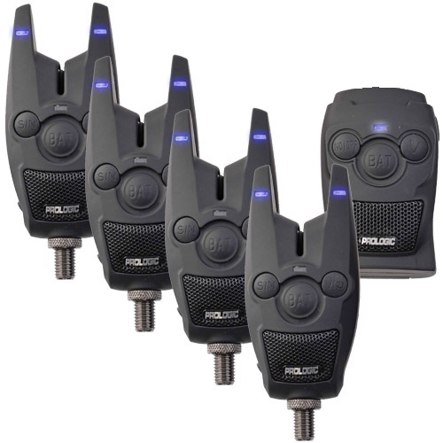PROLOGIC BAT + BITE ALARM SET 4+1 (MULTI COLOUR)