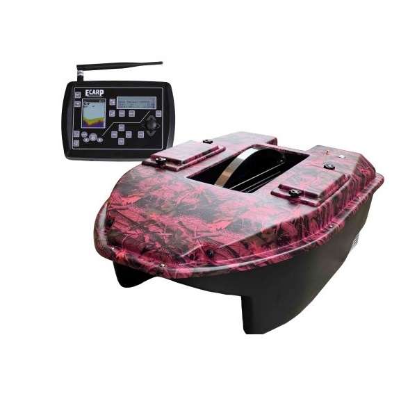 [C3 H ROSA] ELECTROCARP BARCO CEBADOR C3 CAMO ROSADO SONDA + GPS