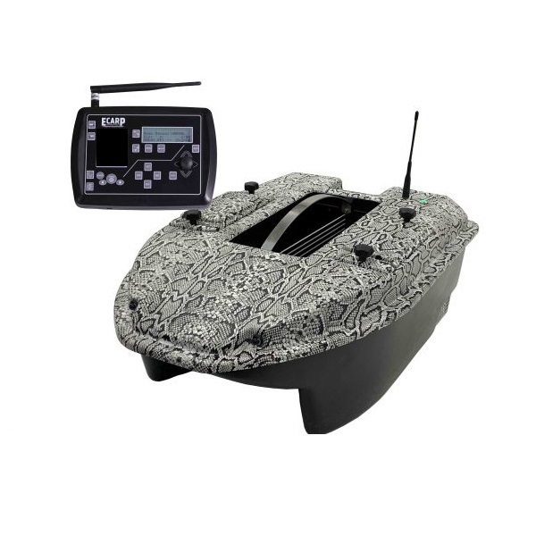 [C3 NSB] ELECTROCARP BARCO CEBADOR C3 CAMO SERPIENTE BLANCO GPS