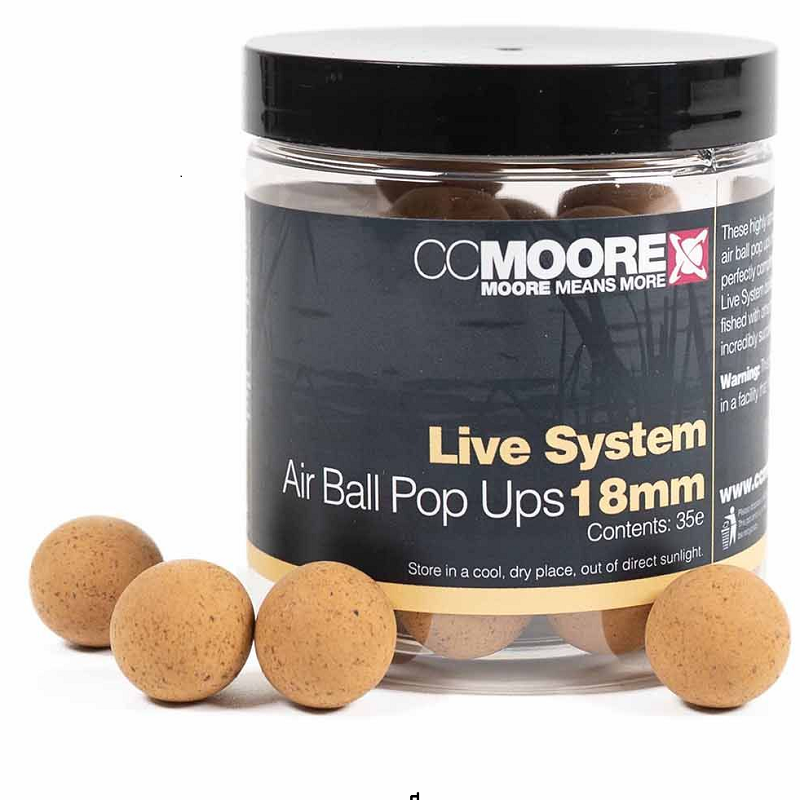 CC MOORE LIVE SYSTEM AIR BALL POP UPS 18MM 90006