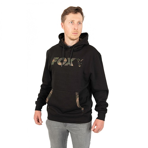 FOX LIGHTWEIGHT PULLOVER HOODY BLACK  CAMO PRINT 3XL CFX133