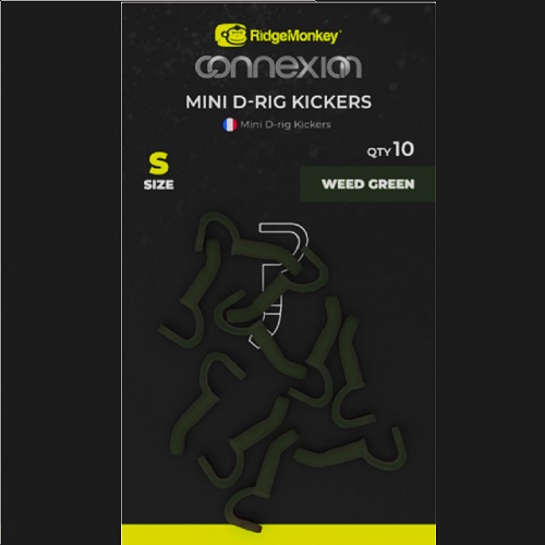 RIDGEMONKEY CONNEXION MINI D RIG KICKERS SMALL WEED GREEN RMT345