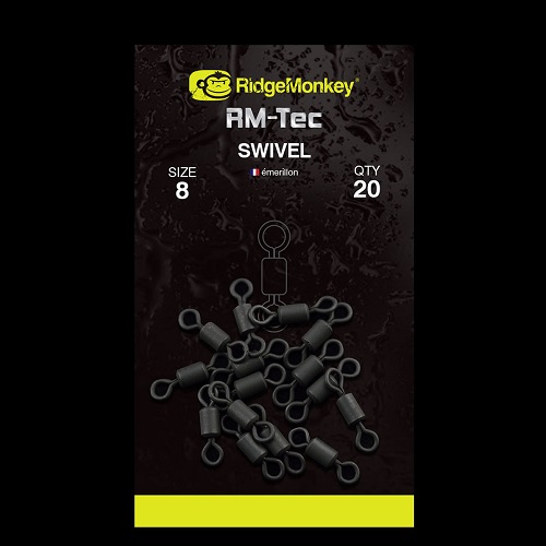 RIDGEMONKEY CONNEXION SWIVEL SIZE 8 BLACK (20 UNID) RMT091