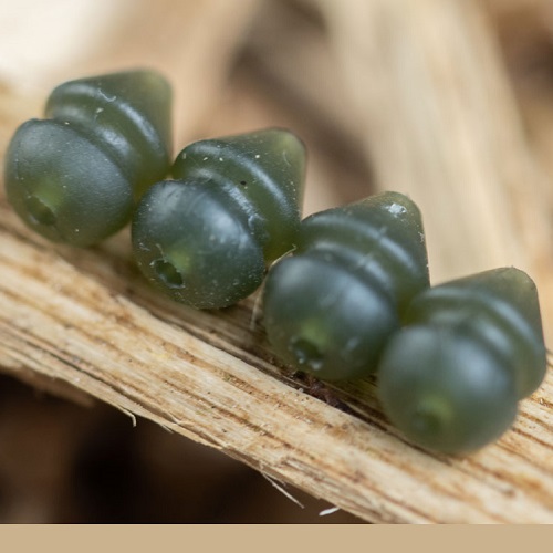 KRYSTON HELICOPTER BEADS 8MM X 6MM WEED 20 UNID KR AC36