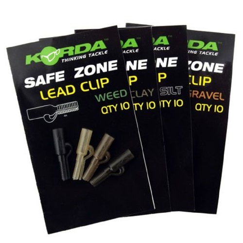 [KLCSG] KORDA LEAD CLIP GRAVEL (10 UNIDADES) KLCSG