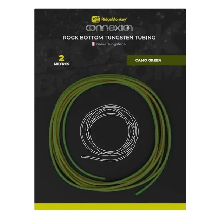 Ridgemonkey Connexion Rock Botton Tungsten Tubing Camo Green 2m