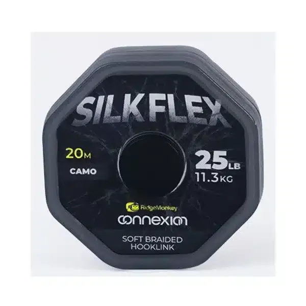 Ridgemonkey Connexion Silkflex Soft Braid Hookling Camo 25Lb