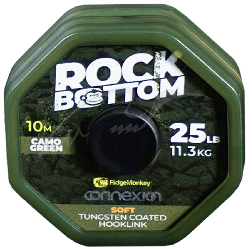 RIDGEMONKEY ROCK BOTTOM SOLF COATED 25LB 11.3KG CAMO GREEN 10M RMT279