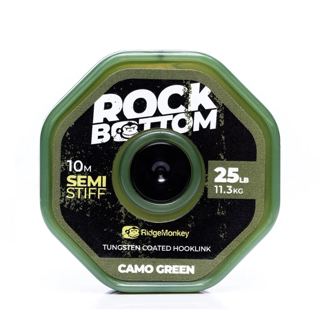 [RMT279] Ridgemonkey Rm-Tec Rock Bottom Tungsten Solf Coated Camo Green 25Lb