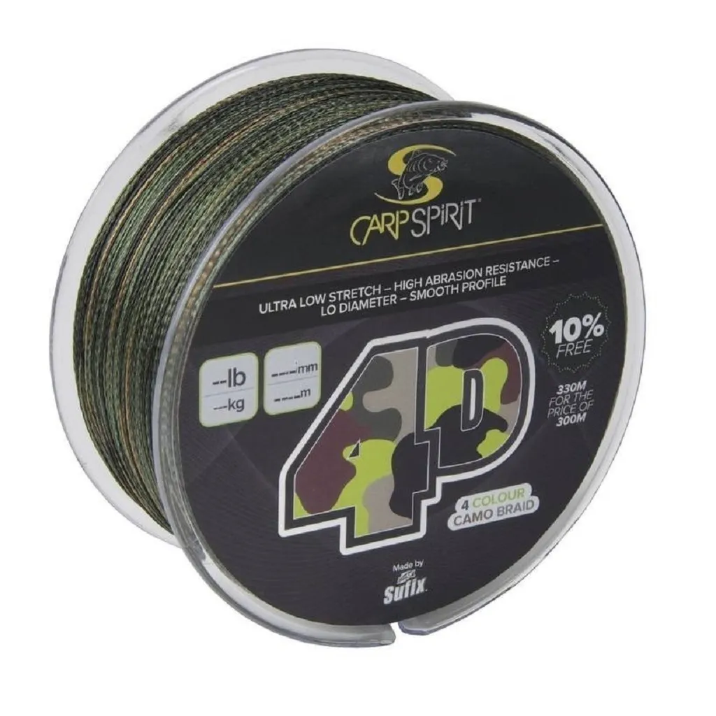 Carp Spirit 4d Camo Braid 030mm 300m