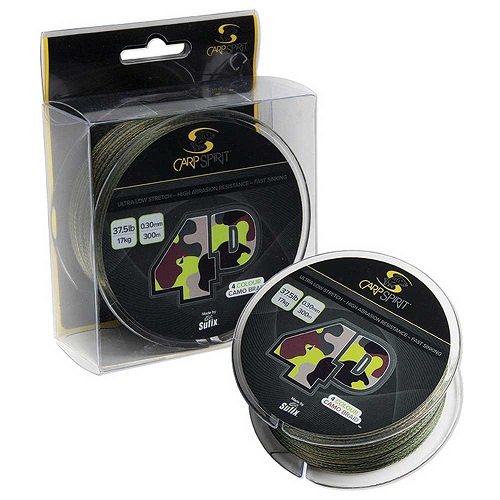 [ACS640022] CARP SPIRIT 4D CAMO BRAID 0.30MM 300M ACS640022