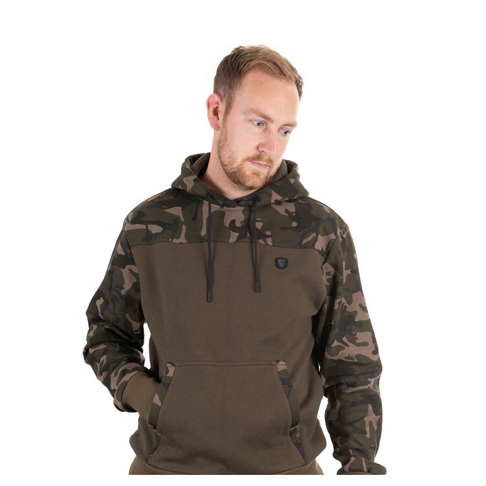 [CFX057] FOX KHAKI/CAMO HOODY Size L CFX057
