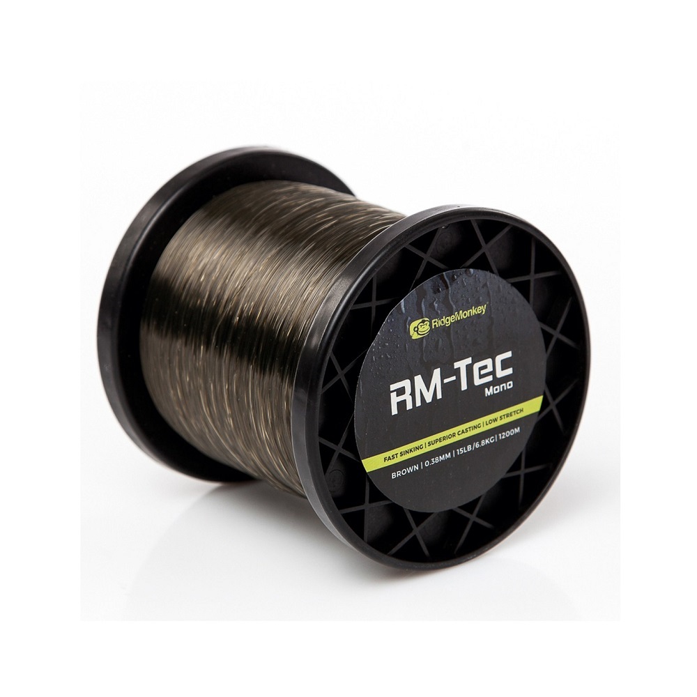 RIDGEMONEY RM TEC MONO BROWN 0.35MM 5.4KG 1200M RMT MN12B