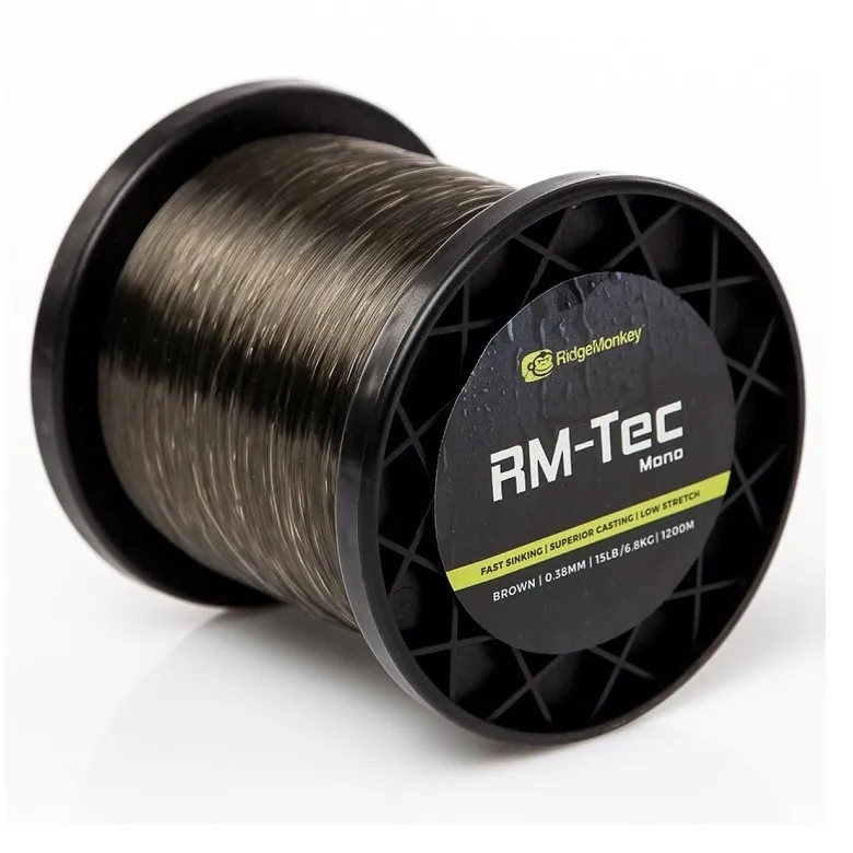 Ridgemonkey RM-TEC Mono Brown 0,38mm 1200m