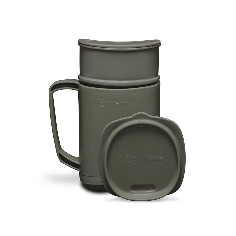 [RM419] RidgeMonkey ThermoMug DLX Brew Set Green