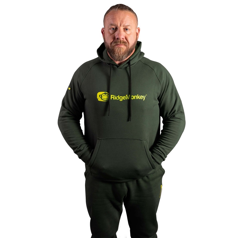 Ridgemonkey Apearel Heavyweght Hoody Green Size XL