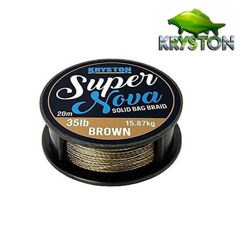 [KR-SU6] KRYSTON SUPER NOVA SOLID BAG BRAID WEED GREEN 35LB KR SU6