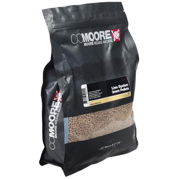 CC MOORE LIVE SYSTEM PELLETS 6MM 1KG 97561