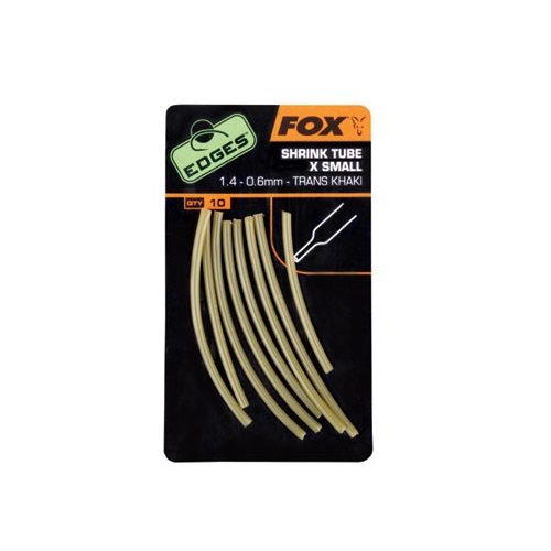FOX EDGES SHRINK TUBE XS 1.4 0.6mm TRANS KHAKI CAC474