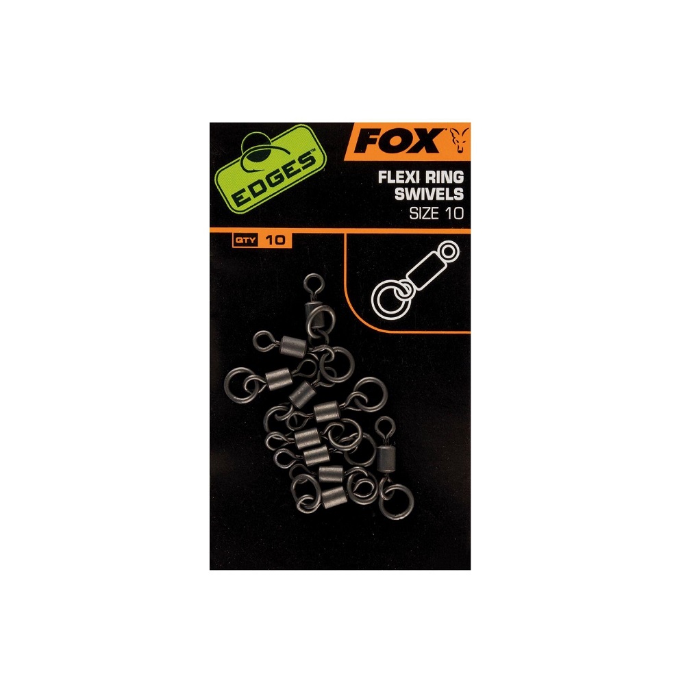 Fox Edges Flixi Ring Swivels Size 10
