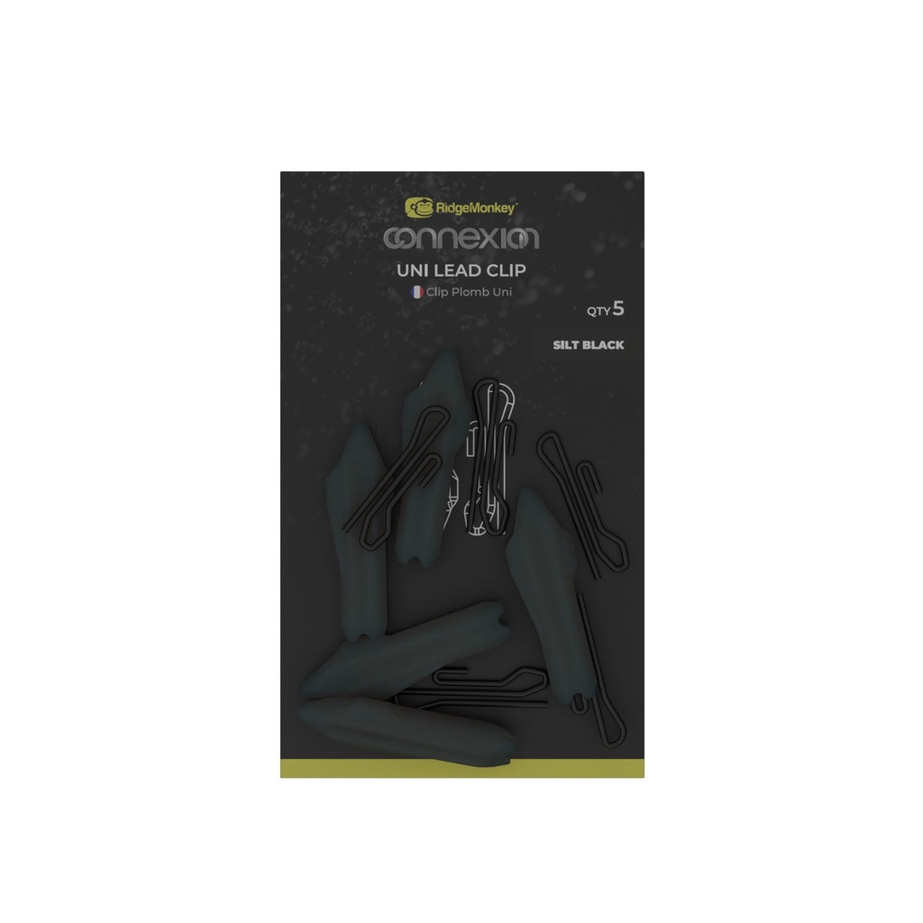 [RMT103] RIDGEMONKEY CONNEXION UNI LEAD CLIP SILT BLACK RMT103