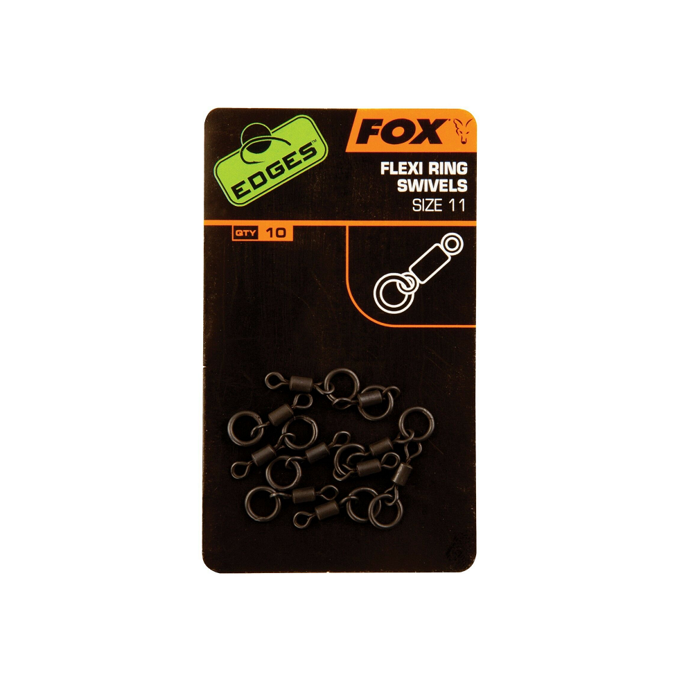 FOX EDGES FLEXI RING SWIVELS Size 11 CAC609
