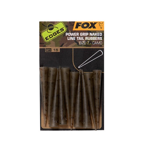 Fox Edges Camo Power Grip Naked Tail Rubber Size 7