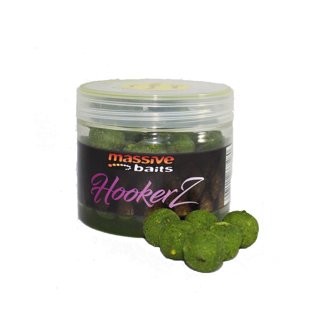 MASSIVE BAITS HOOKERZ GREEN MULBERRY 18MM 300G SHK009